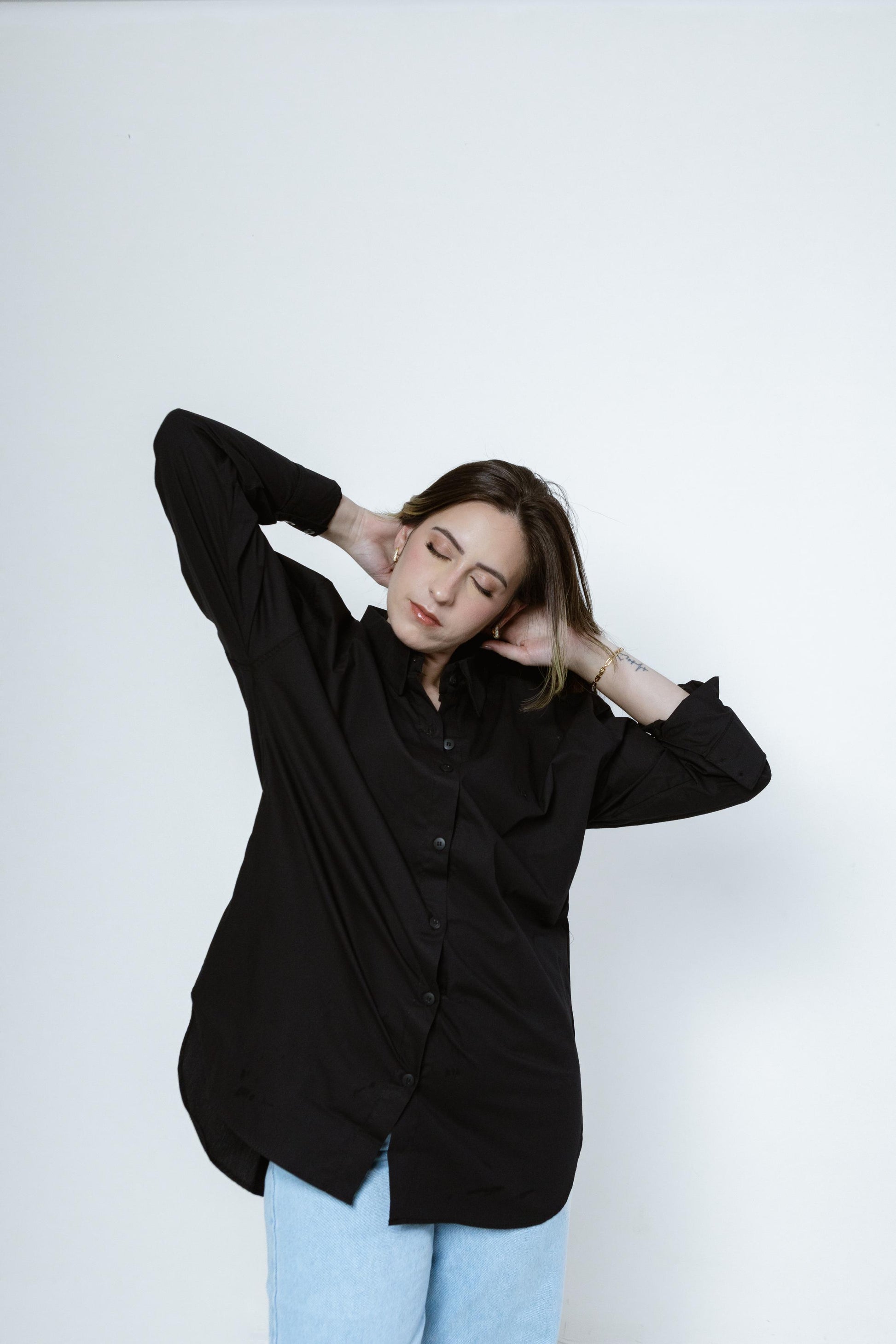 Camisa Social Oversized Tricoline Augusta