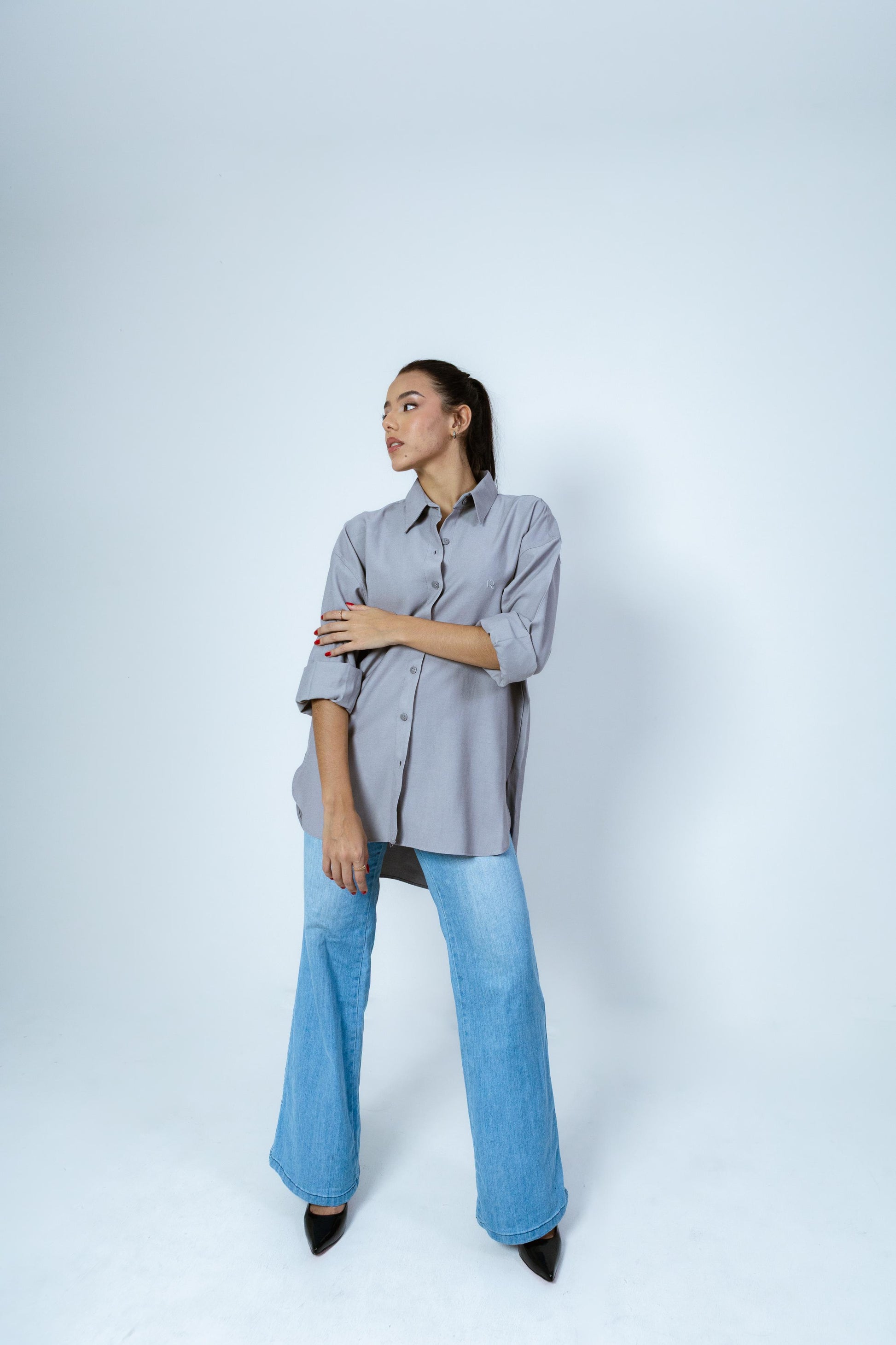 Camisa Social Oversized Marrant Augusta