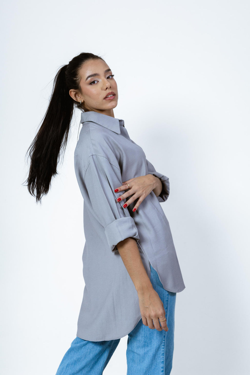 Camisa Social Oversized Marrant Augusta