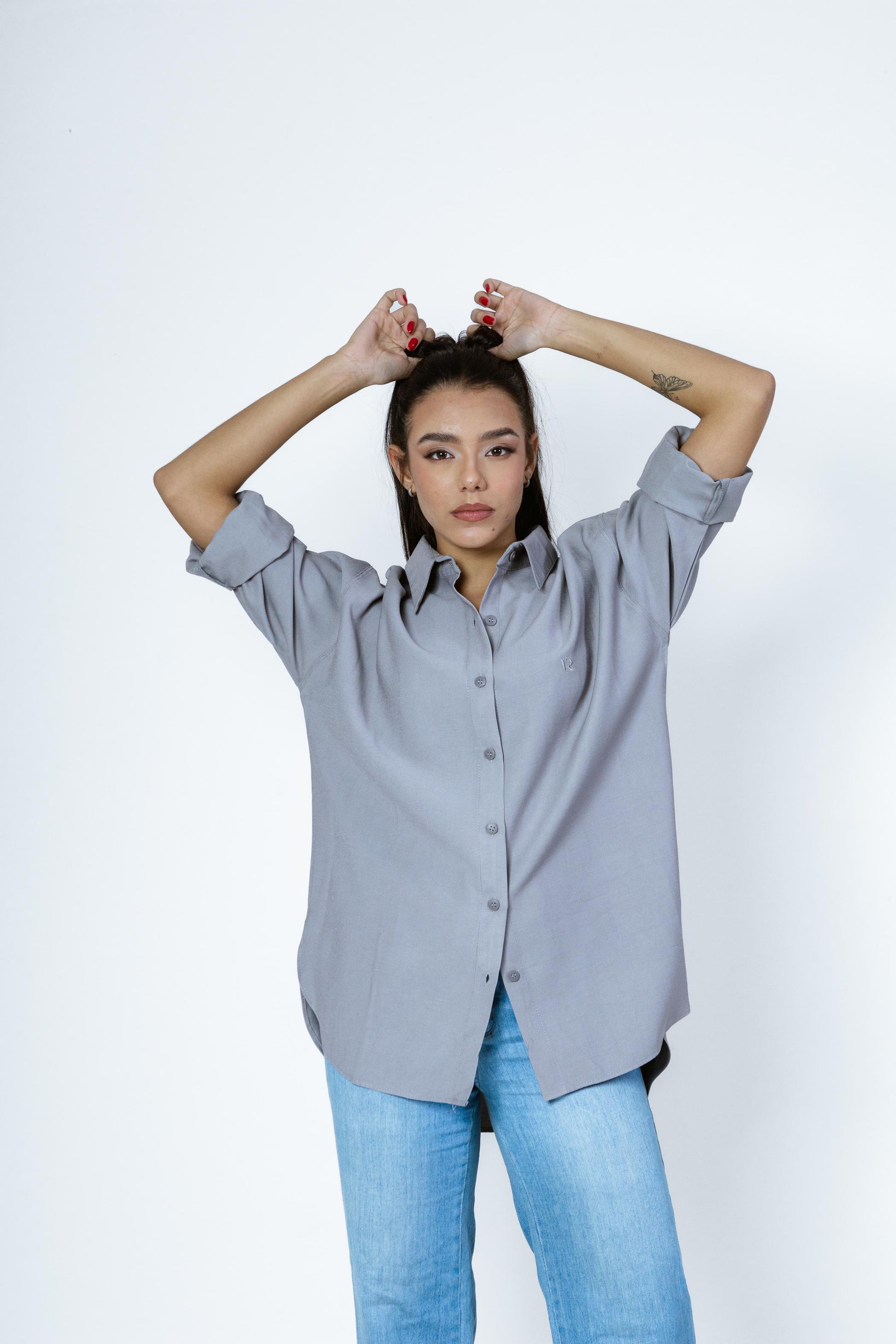 Camisa Social Oversized Marrant Augusta