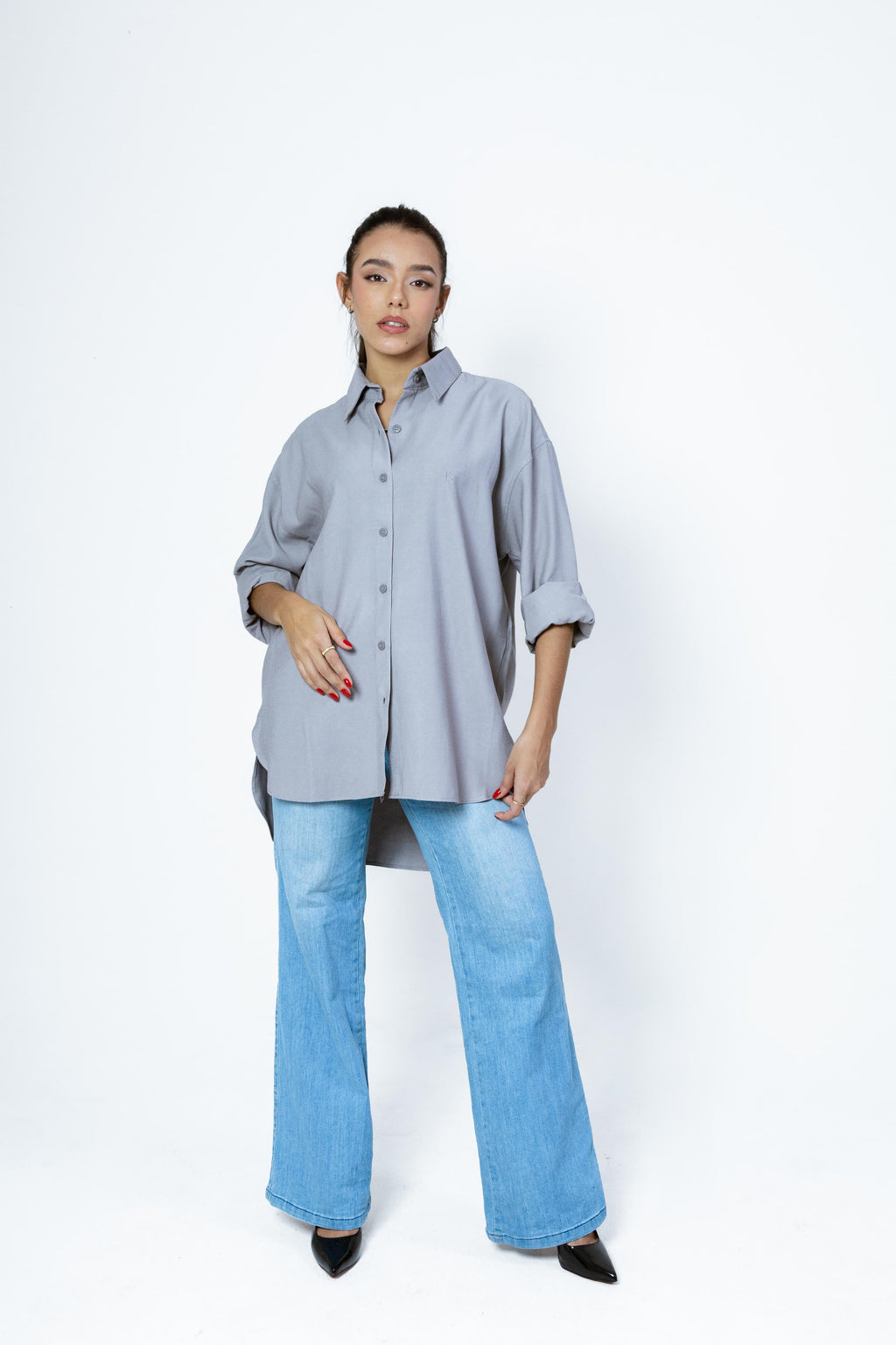 Camisa Social Oversized Marrant Augusta