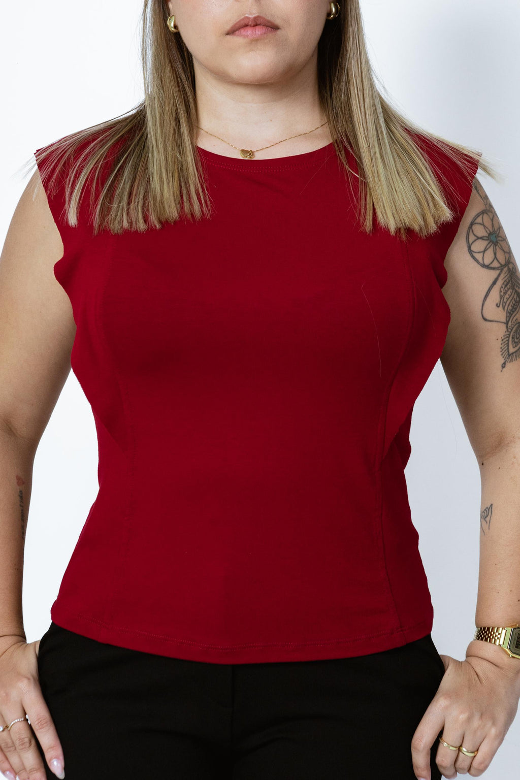 Regata Acinturada Babado Nina