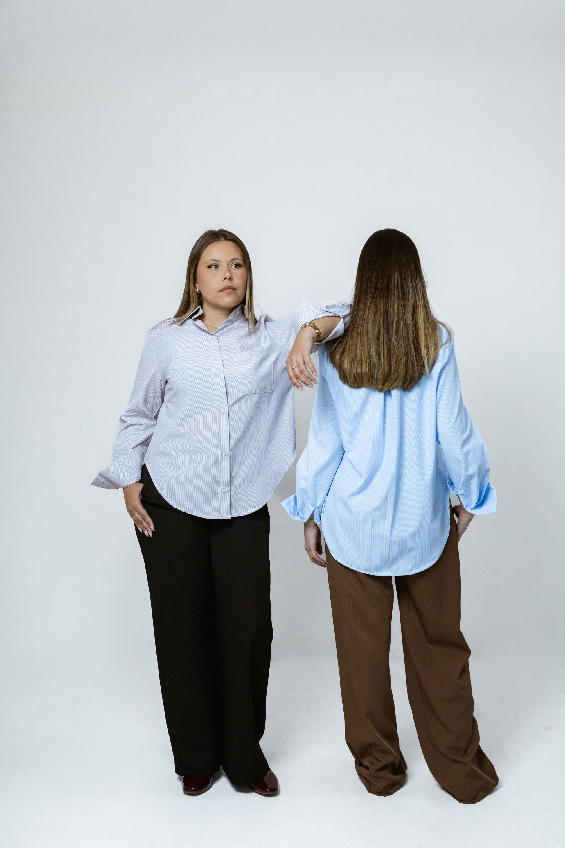 Camisa Social Tradicional Listrada Hestia