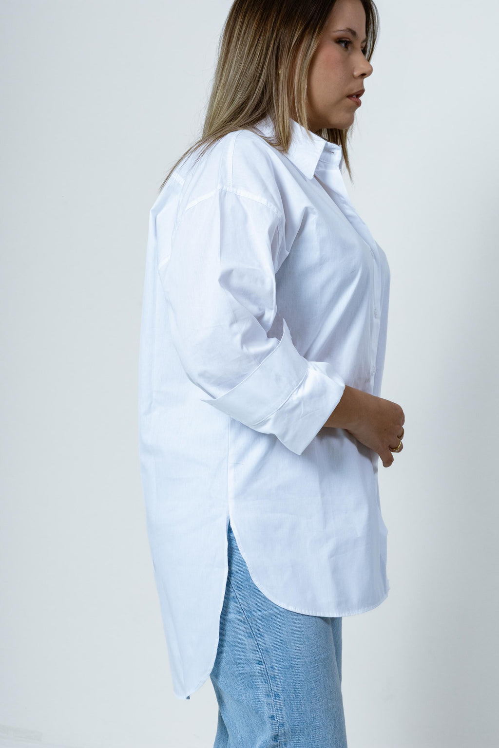 Camisa Social Oversized Tricoline Augusta